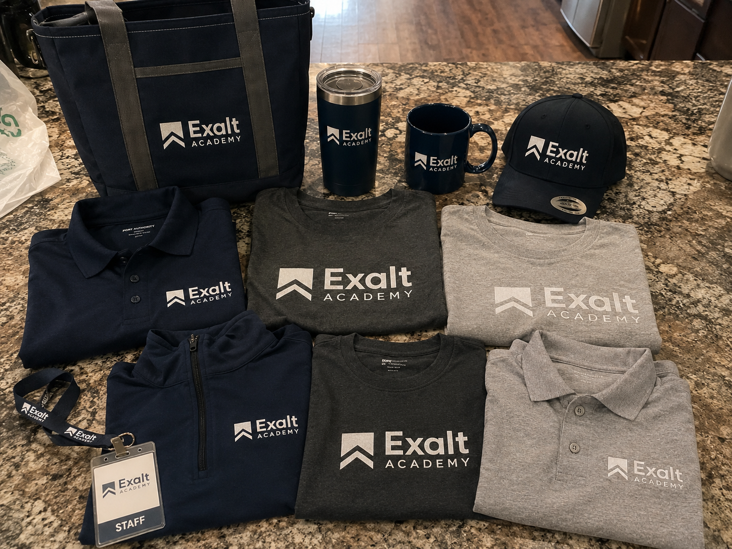 Exalt Academy Custom Apparel Set